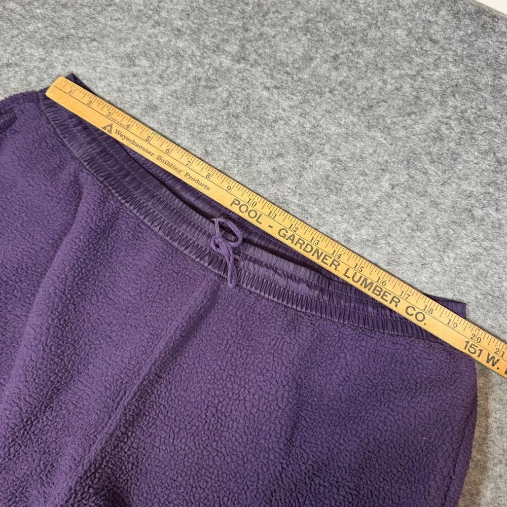 Adidas Originals Mens R.Y.V TF Purple Sherpa Fleece Track Joggers Pants 2XL